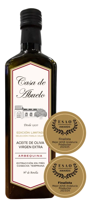 AOVE Casa de Abuelo, variedad arbequina 500 ml